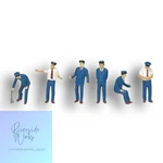 Kato Ho Gauge Station Staff Diorama Accessories 6-504 Used. Fixed Price $53.74.