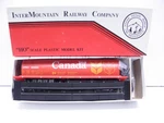 Inter Mountain Cylindrical Grain Car 4 Bay Hopper Canada #606585 Scale -kit. Fixed Price $18.00.