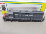 Atlas # 7037 Cotton Belt Gp 40 Powered Locomotive 7602 Ho Scale. Fixed Price $65.00.