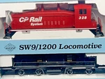 Canadian Pacific - Cp Rail SW9/1200 Switch Loco Dc Ho Scale "red" New Oop Rare. Fixed Price $164.95.
