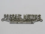 Vtg Passaic Motors Ford New Jersey Metal Dealership Badge Emblem Tag Nj Gas Oil. Fixed Price $42.95.
