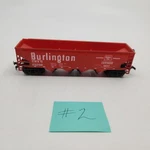 Ahm Roco Austria Burlington Route Cb&q 172700 4 Bay Covered Hopper. Fixed Price $13.79.