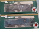 Set Of Bowser Executive Line Ho Train Cars The Rock #40521, Route #40563. Fixed Price $32.99.