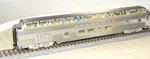 Walthers Ho 920-9344 85' Budd Big Dome Bar Santa Fe Francisco Chief Lights. Fixed Price $175.00.