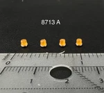 4 Pack 1/87 Ho Scale Vintage Amber Beacon Lightbar Construction Work Tow 8713A. Fixed Price $11.99.