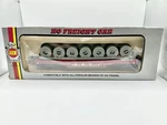 Vintage Ahm Ho Scale Atsf 90850 Flat Car W/ 7 Cable Reel Load - Santa Fe Nib. Fixed Price $24.99.