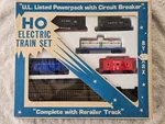Marx 17557 Santa Fe Steam Switcher Freight Set W/solid Ob, Track, Transformer. Fixed Price $145.00.