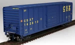 Intermountain 47511-25 Ho Scale 50' 5277 Cubic Foot Exterior Post Boxcar Csx. Fixed Price $42.09.