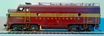 Ho Scale Athearn Emd F7 Pennsylvania Railroad Prr #9506. Fixed Price $50.00.