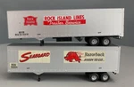 Athearn 40 Piggy-back Van Trailer Seaboard & Rock Island Rtr HO5151. Fixed Price $16.71.