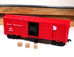 Rare Painted Red Vintage Gilbert Flyer Ho #33818 Gn Great Northern Hayjector Car. Fixed Price $29.99.