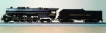 Ho Scale Bachmann 2-8-4 Berkshire Chesapeake Ohio C&o #2718 52405 Dcc Sound. Fixed Price $180.00.