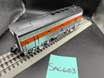 Mth King Western Pacific F-3B Unit 3-RAIL Un-powered O-scale RK-2013B. Fixed Price $55.99.