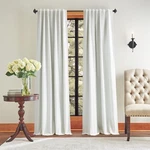 Martha Stewart Spellbound Blackout Lining Rod 50"W X 84"L (pack Of 2), White. Fixed Price $75.74.