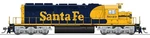 Broadway Limited 5360 H.o. Atsf "blue Bonnet" SD40-2 No. 5049 Nib. Fixed Price $150.00.