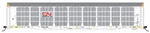 Intermountain Ho-scale 89' Bi-level Auto Rack Carrier Canadian National/cn White. Fixed Price $88.99.