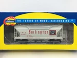 Athearn 93941 Chicago Burlington Quincy Acf 2970 2-BAY Covered Hopper Cb&q. Fixed Price $25.00.