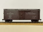 Ho-scale Athearn Milwaukee Road, Brown/weatherd 40 Sd Box Car-milw 18011. Fixed Price $19.00.