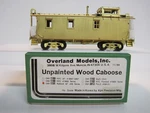 Overland Models Rutland Wood Caboose 30 Series Unpainted Brass Ho Brand New Nyc. Fixed Price $225.00.