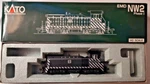 Ho Scale Kato & Santa Fe Emd NW2 Zebra Diesel Locomotive No 2406. Fixed Price $118.80.