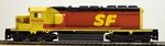 Athearn Ho Scale Santa Fe Repaint SD40-2 Dummy Diesel Locomotive #5068 Kit 4463. Fixed Price $34.99.