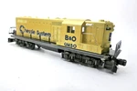 Lionel Scale Chessie System GP-7 Gold Locomotive # 6-8359. Fixed Price $89.99.