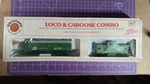 Works, Has Drive Train Isues Bachmann Burlington North Locomotive/caboose. Fixed Price $18.80.