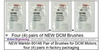 Ee 601460 New Marklin Ho Dcm Brushes, Packs Of Pairs. Fixed Price $22.45.