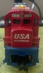 Tyco Alco C430 #4301 Usa Express Locomotive Diesel Engine Serviced Lot 977. Fixed Price $29.99.