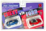 Rare 1997 Life-like Ho Slot Car Chevy Camaro Vs Ford Mustang Twin Pack #9745. Fixed Price $99.99.