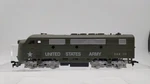 Model Power 96813 Ho Us Army F2A Dual Drive Lighted Diesel Locomotive Ex. Fixed Price $32.79.