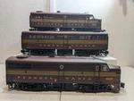 Aristocraft Art 22306-3 Pennsylvania Diesel Locomotives Aba Alco G Scale. Fixed Price $900.00.