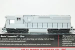 Atlas Silver Ho Undecorated SD24 Burlington Style Diesel Locomotive Nos Dcc Rdy. Fixed Price $138.00.