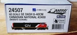 Rapido 24507 Ho Scale Canadian National Rr Ge Dash 8-40CM #2400 Loksound & Dcc. Fixed Price $297.45.