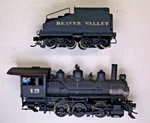 United Brass Ho Gauge Omaha 0-6-0 Beaver Valley Steam Engine Ob (lot BB486). Fixed Price $225.00.