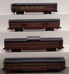 Mth 20-6017 Pennsylvania Aluminum Passenger Car (set Of 4). Fixed Price $134.99.