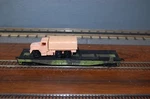 Ahm Scale U.s. Army Flat Car 56789 W/ Hot Wheels Truck Load. Fixed Price $19.95.