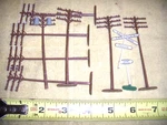 Tyco Telephone Poles And Signs 10 Pcs. Fixed Price $12.95.