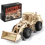 Mocburiku 3D Wooden Puzzles Bulldozer Model Kits, Diy Normal, Color. Fixed Price $32.62.
