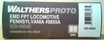 Ho Scale Walthers Proto Emd FP7 Pennsylvania Railroad Prr #9859A 920-49542. Fixed Price $150.00.