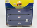Ho Athearn Rtr 2855 Apl 45 Corrugated Dry Box Intermodal Conatiner (3-PACK). Fixed Price $30.00.