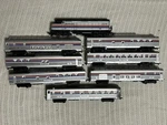 Ho Life-like Amtrak F40PH Diesel Locomotive & 7 Passenger Car Set (good Tested. Fixed Price $69.99.
