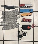 Bachmann Ho Trains, Rails And Transformer Santa Fe The Rock Caboose Tested. Fixed Price $39.50.