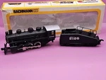 Vintage Bachmann Ho Train- Steam Engine At&sf Tender 2126 Untested. Fixed Price $29.99.