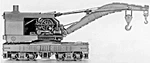 Tichy 4010 Undecorated 120-TON Brownhoist Railroad Wrecking Crane Kit. Fixed Price $24.99.