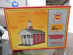 Ahm Ho Scale Colonial Church W/lights New In Box 15804. Fixed Price $19.99.
