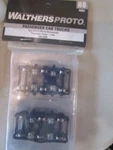 Walthers Ho 920-2203 Passenger Trucks, 6-WHEEL, Heavyweight Details Below. Fixed Price $20.25.
