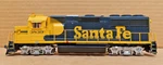 Athearn 77826 Sante Fe Gp 50 Powered Locomotive #3839 Ho Scale Train W/box. Fixed Price $80.99.
