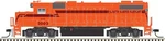 Atlas 40004838 N Chicago South Shore Phase Gold GP38-2 Diesel Locomotive #2005. Fixed Price $185.61.