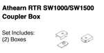 Athearn Ho Rtr SW1000, SW1500 Locomotive Part - Coupler Box & Cover New. Fixed Price $6.00.